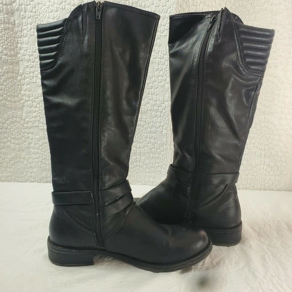 Callit Spring Women's Marcel Knee-High Boots Black Sz 7.5 - Picture 1 of 7